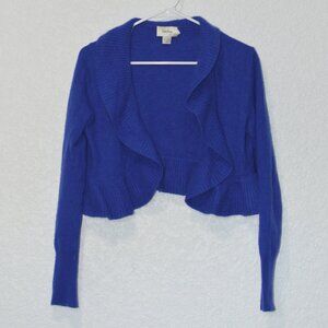 Womens Neiman Marcus Blue Cashmere Sweater Size L